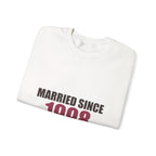 Married Since [Year] — Personalized Anniversary Sweatshirt