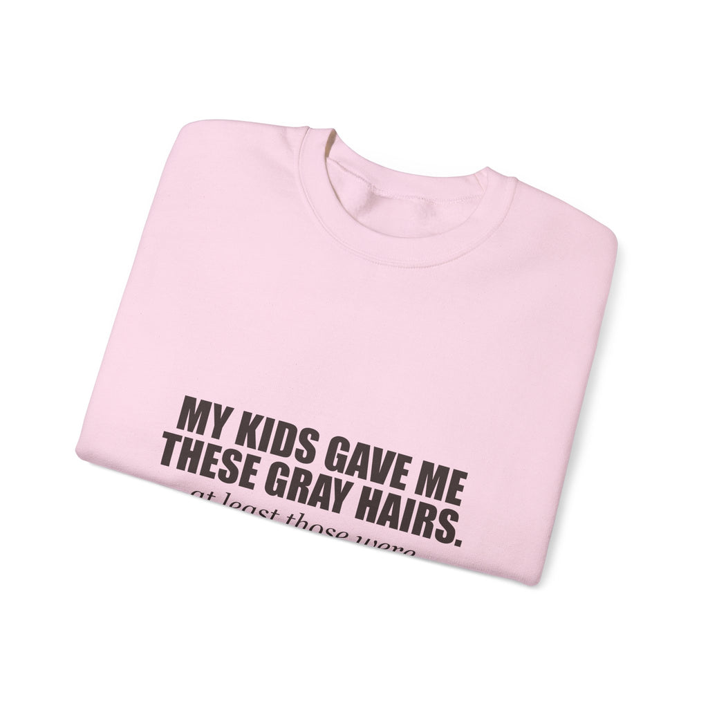 My Kids Gave Me These Gray Hairs Sweatshirt