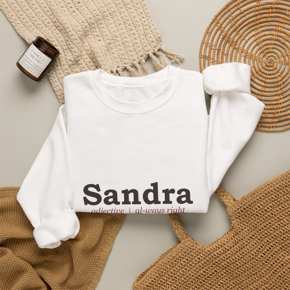Always Right — Personalized Name Sweatshirt