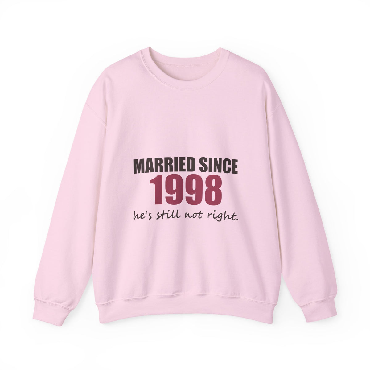 Married Since [Year] — Personalized Anniversary Sweatshirt