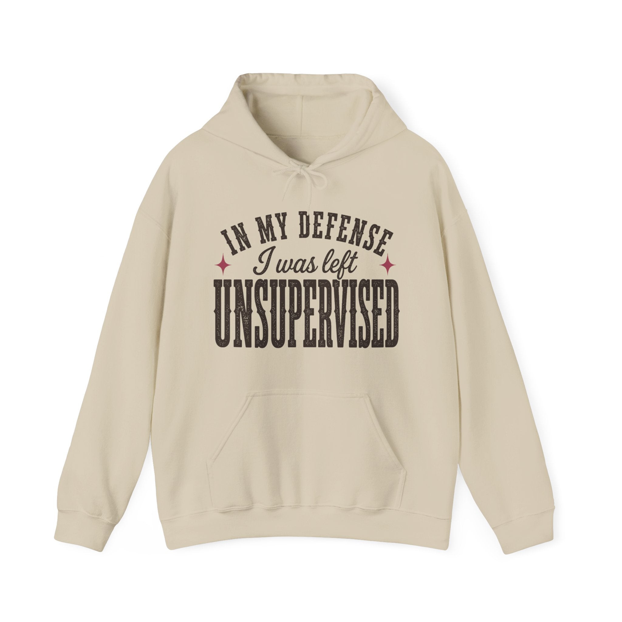 In My Defense, I Was Left Unsupervised Hoodie