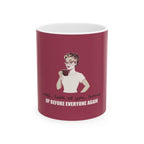 Well, Look at You, Honey — Shirley Mug, Raspberry