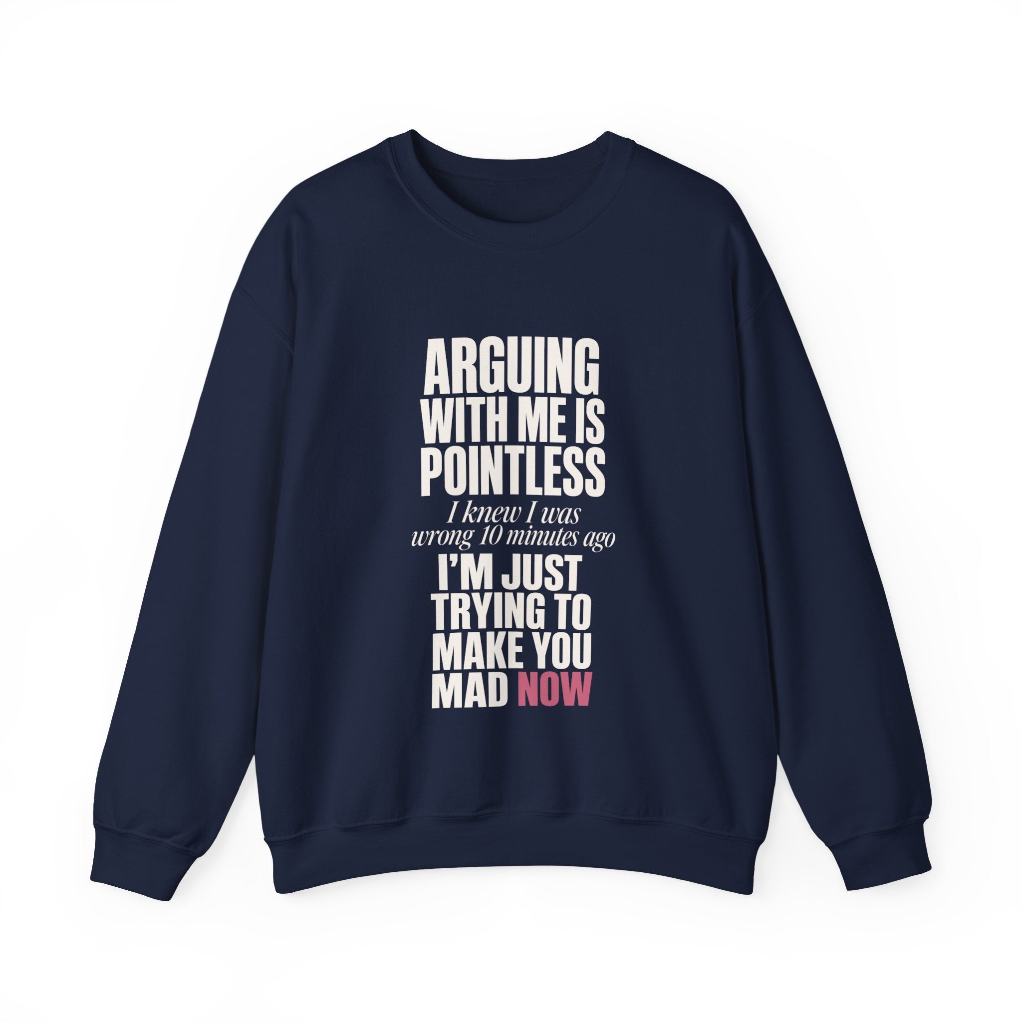 Arguing With Me Is Pointless Sweatshirt
