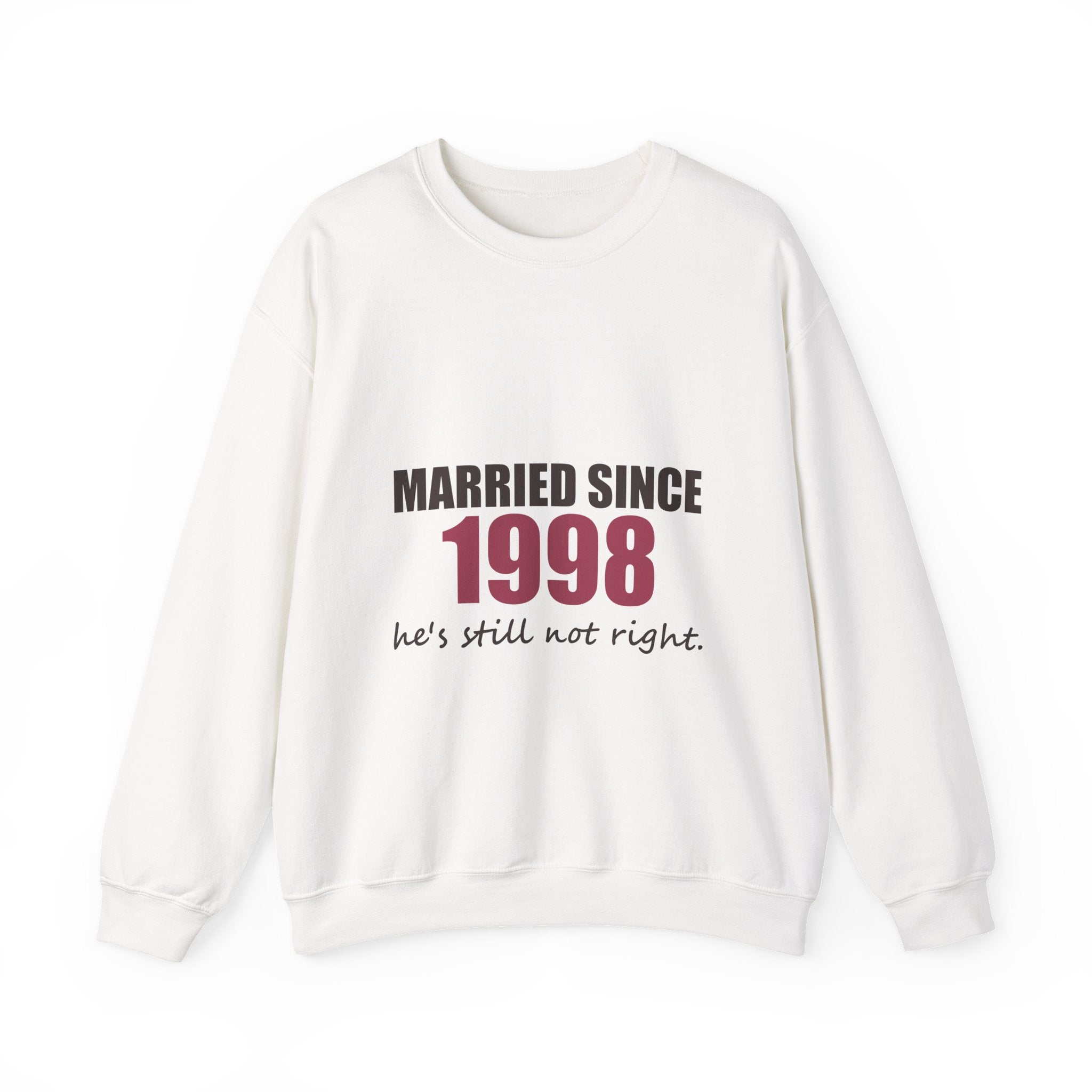 Married Since [Year] — Personalized Anniversary Sweatshirt