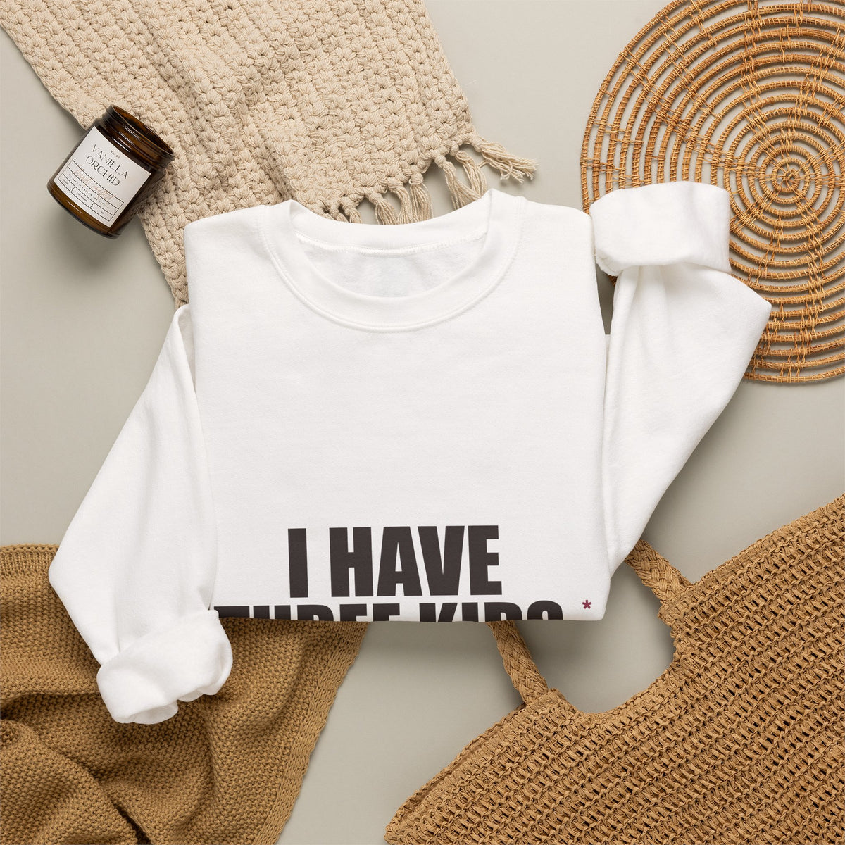 I Have Three Kids — My Husband Counts as Two Sweatshirt
